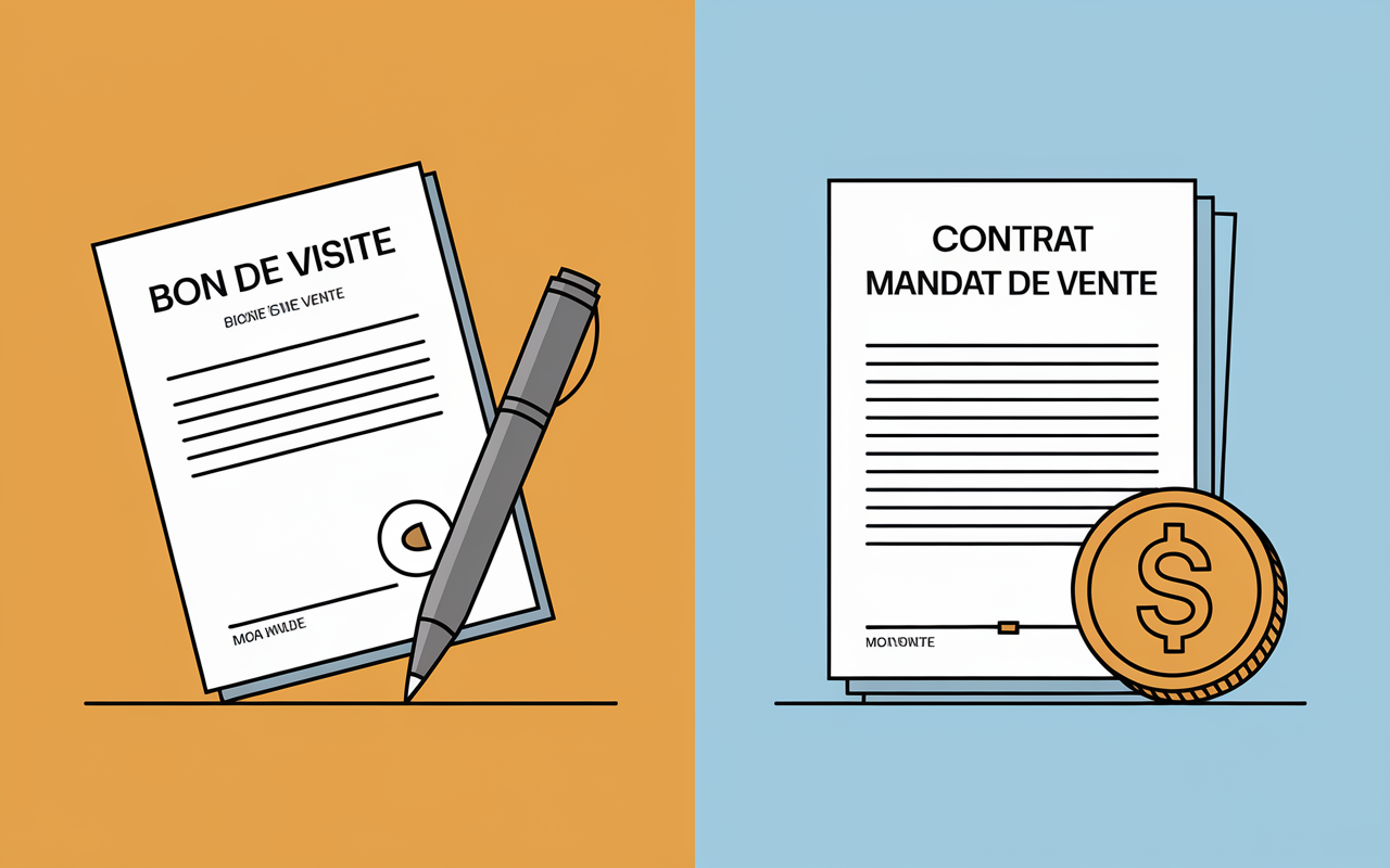 durée de validité d'un bon de visite agence immobilière mandat de vente
