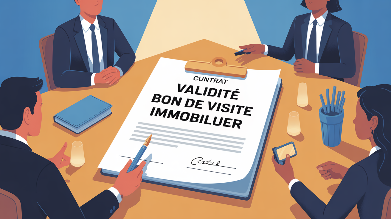 durée de validité d'un bon de visite agence immobilière image