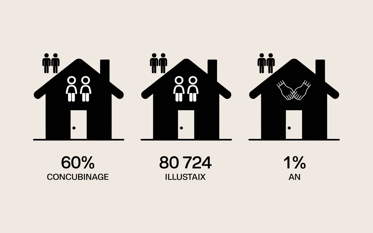pacs avantage achat immobilier trois statuts maisons