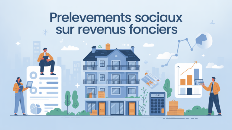 illustration prelevement sociaux sur revenu foncier