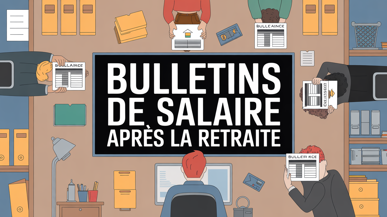 bureau archivage bulletins de salaire après la retraite