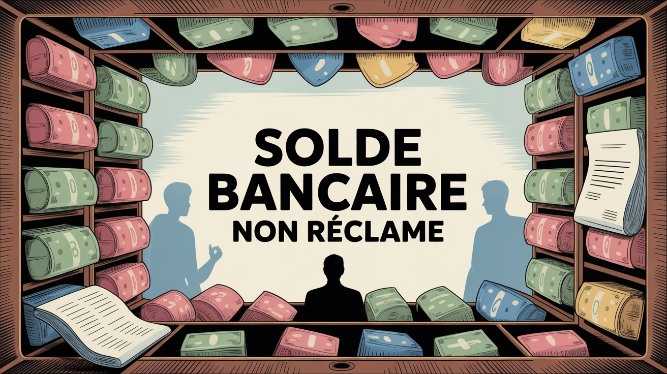 illustration coffre fort solde bancaire non reclame