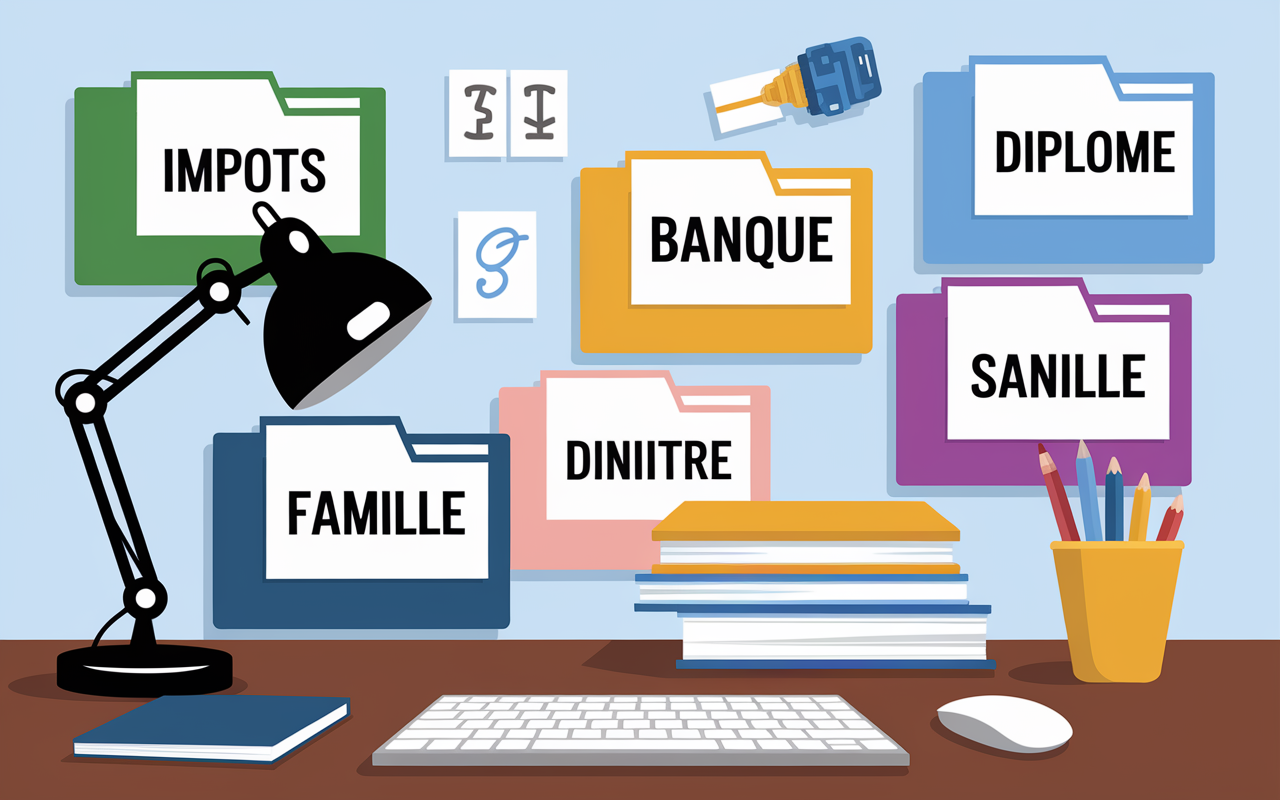 tableau récapitulatif combien de temps garder ses papiers pdf dossier durée
