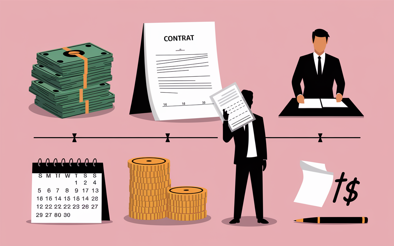timeline compromis de vente sans emprunt etapes