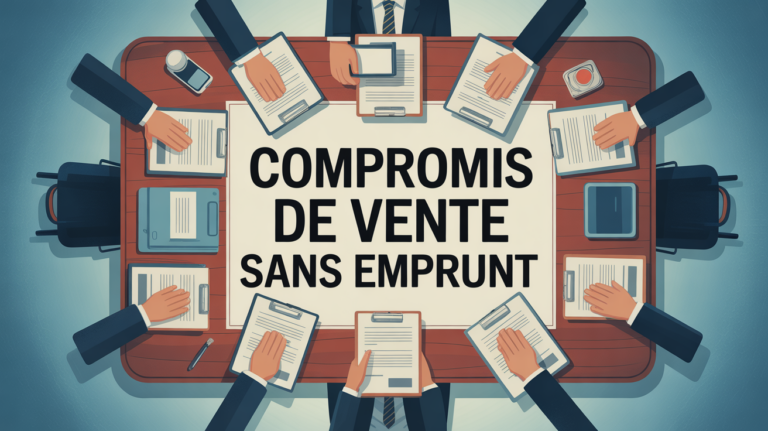 compromis de vente sans emprunt scene negociation