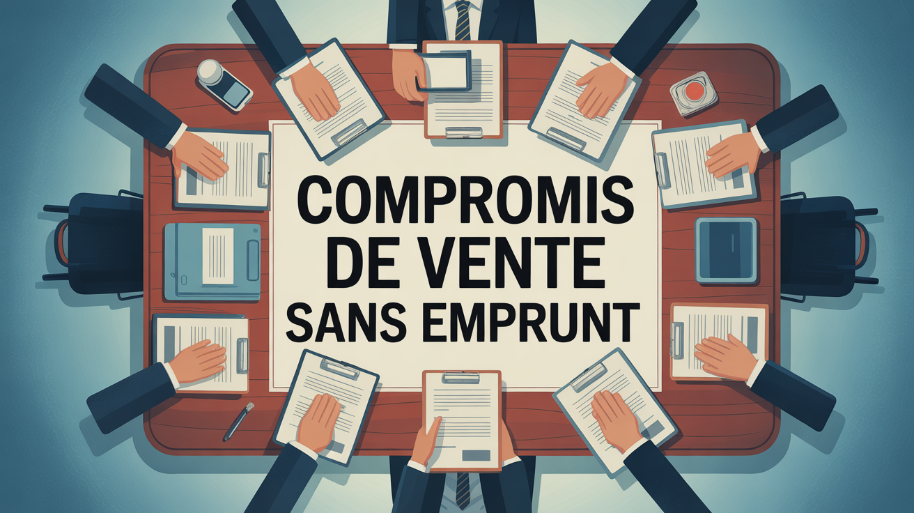 compromis de vente sans emprunt scene negociation
