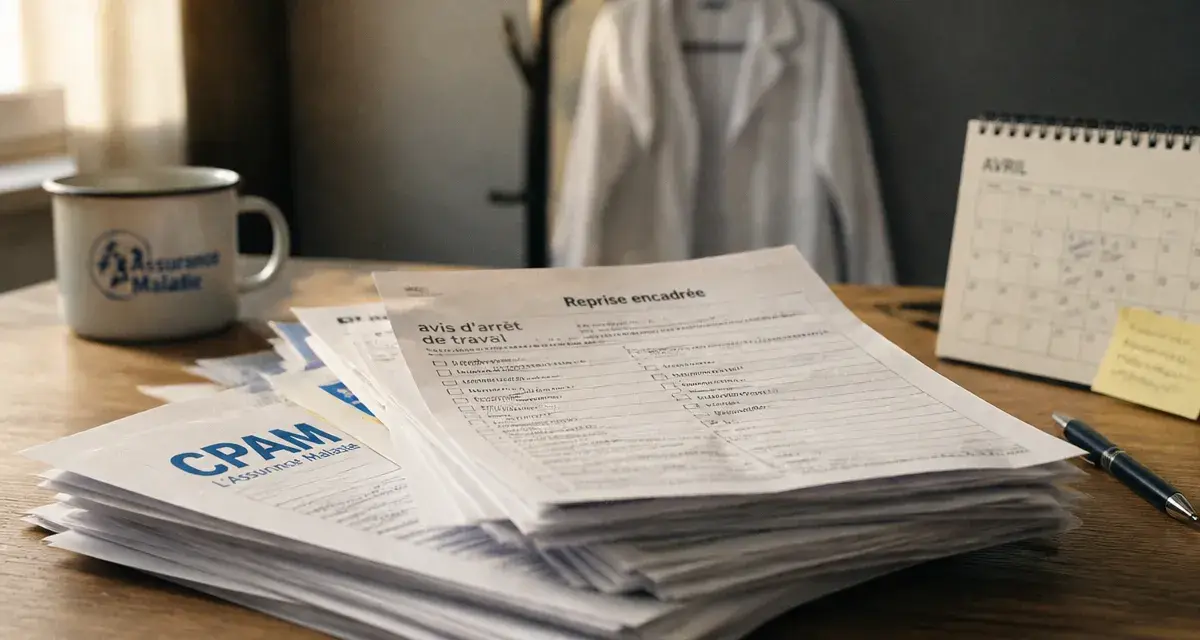 Duree d un arret de travail pour un cancer : documents CPAM et reprise encadrée