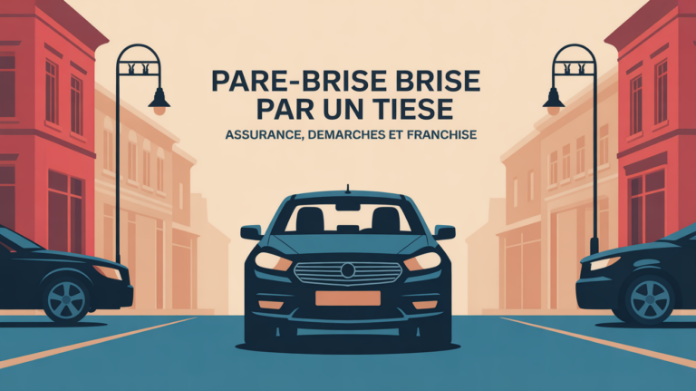 pare brise cassé par un tiers illustration centrale