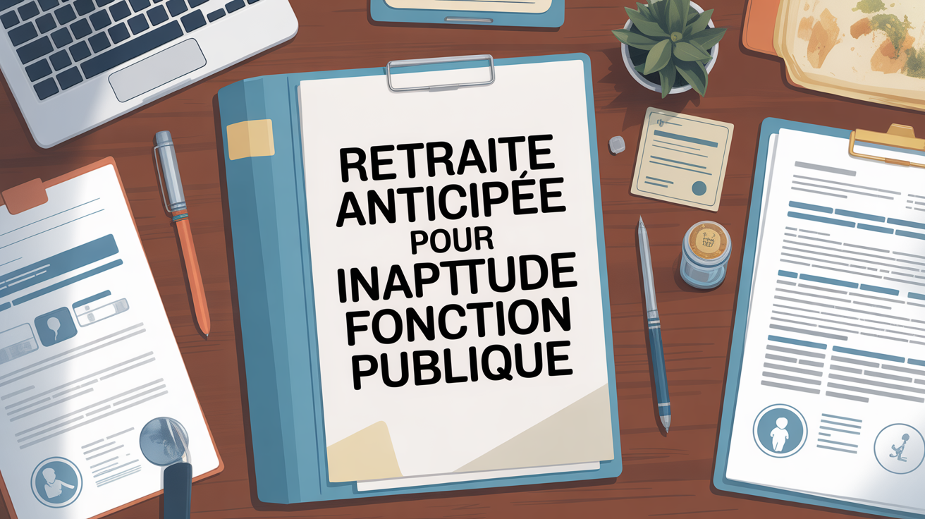 Illustration retraite anticipée pour inaptitude fonction publique dossier
