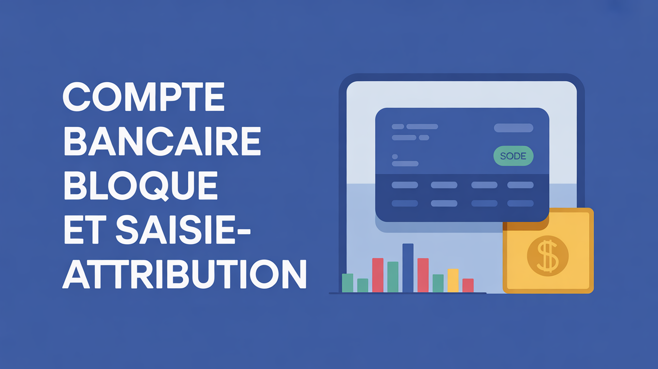 illustration saisie attribution blocage compte bancaire