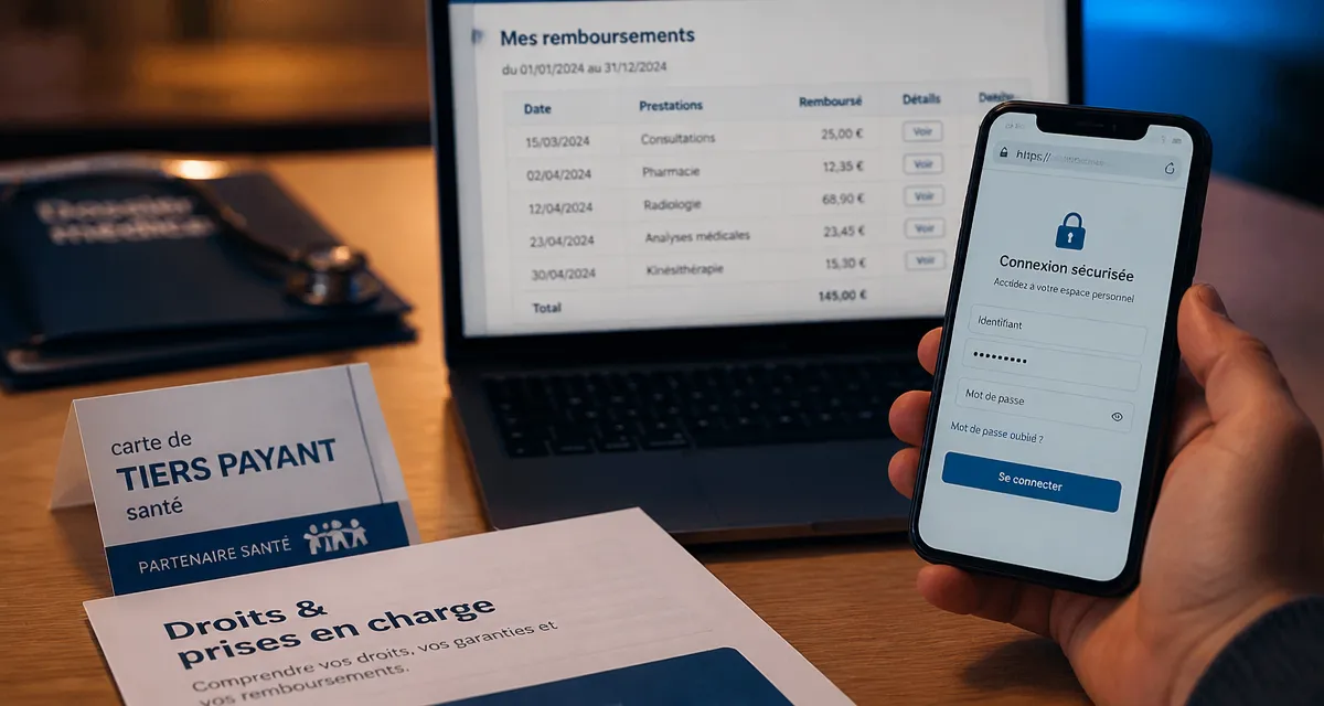 www.almerys.com espace client : connexion tiers payant et gestion des droits & prises en charge