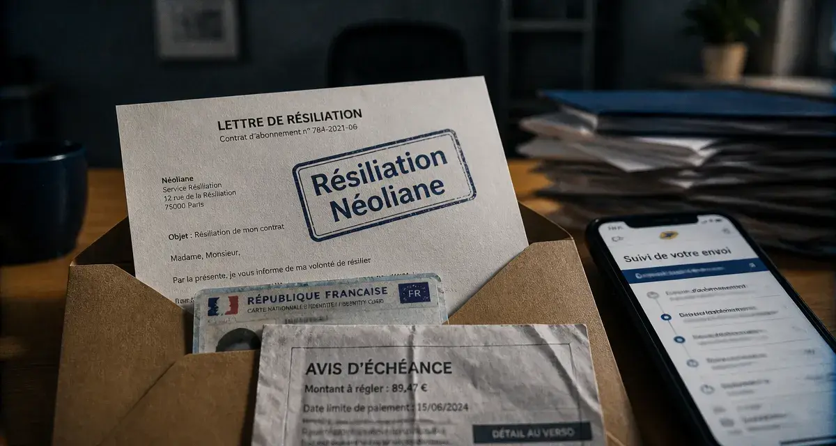 Résiliation Néoliane Santé : lettre et suivi recommandé (www.neoliane-sante.fr resiliation)