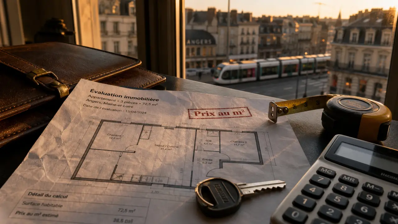 Achat appartement Angers : prix au m², estimation et plan