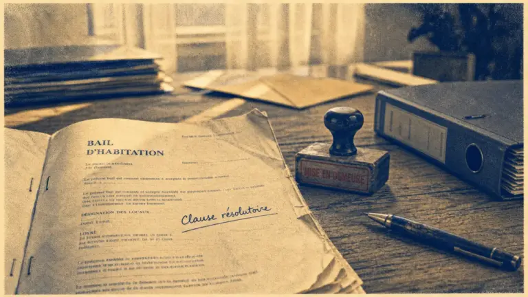 Clause de résiliation de plein droit pour impayés, assurance et mise en demeure