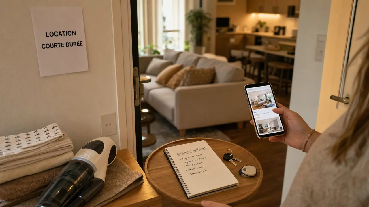 Devenir hote airbnb : prix et règles locales avec co-hôte, smartphone et règlement intérieur