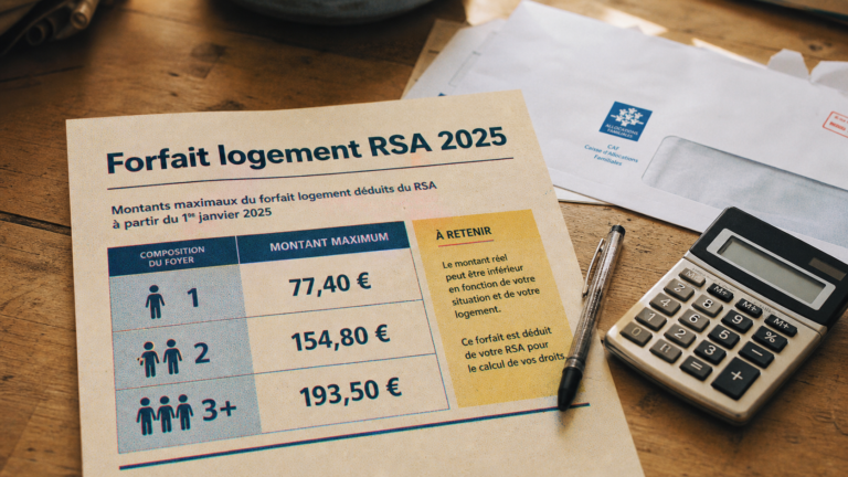 Forfait logement rsa 2025 : calcul et montants