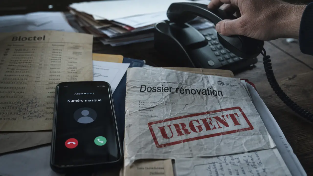 France habitat démarchage téléphonique : appel entrant suspect, dossier urgent à éviter