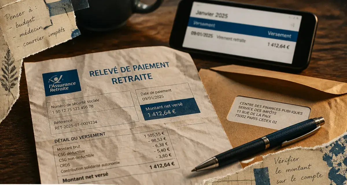 Pourquoi ma retraite n’a pas augmenté en janvier 2025 : terme échu, CSG et versement février