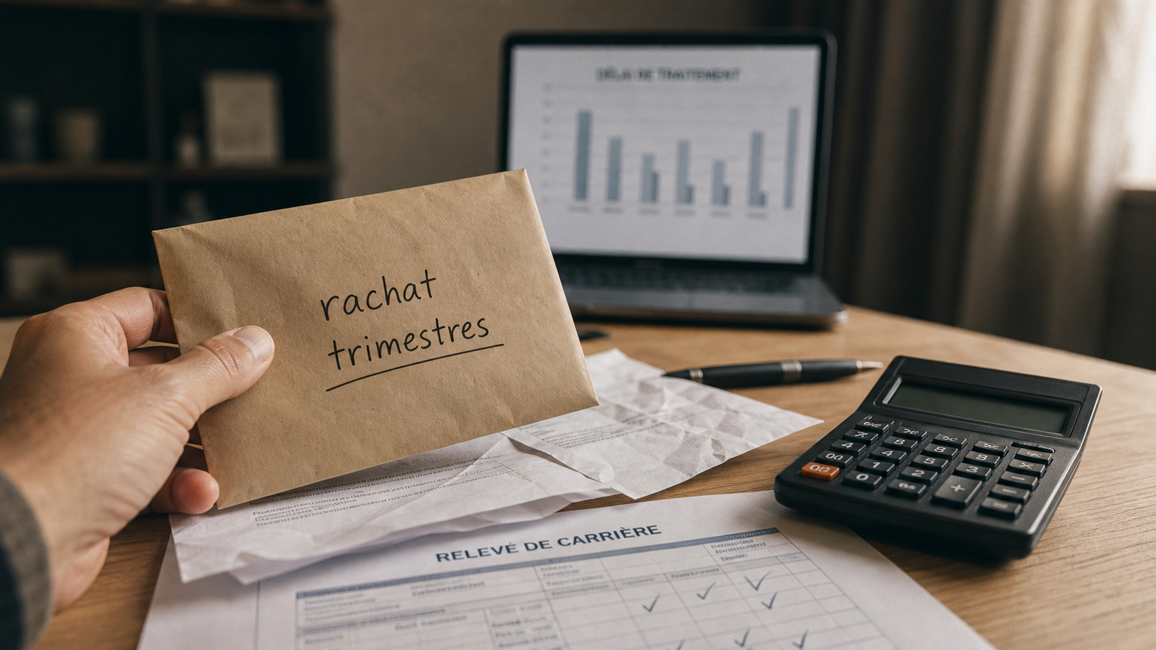 Prix de rachat de trimestre retraite selon âge, revenu et option
