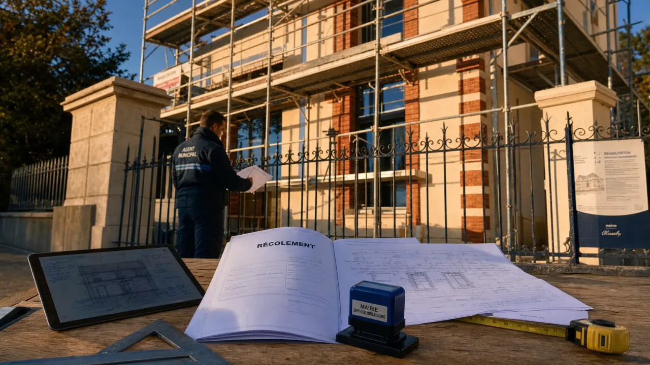 Visite de récolement et délais de conformité pour une rénovation