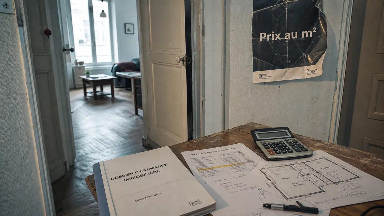 Achat appartement à Brest : estimation prix au m² et copropriété dans un hall d’immeuble