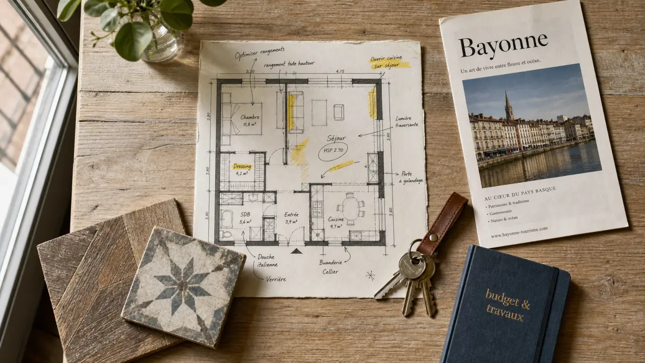 Achat appartement Bayonne : 4 588 €/m², quartiers, copropriété à vérifier