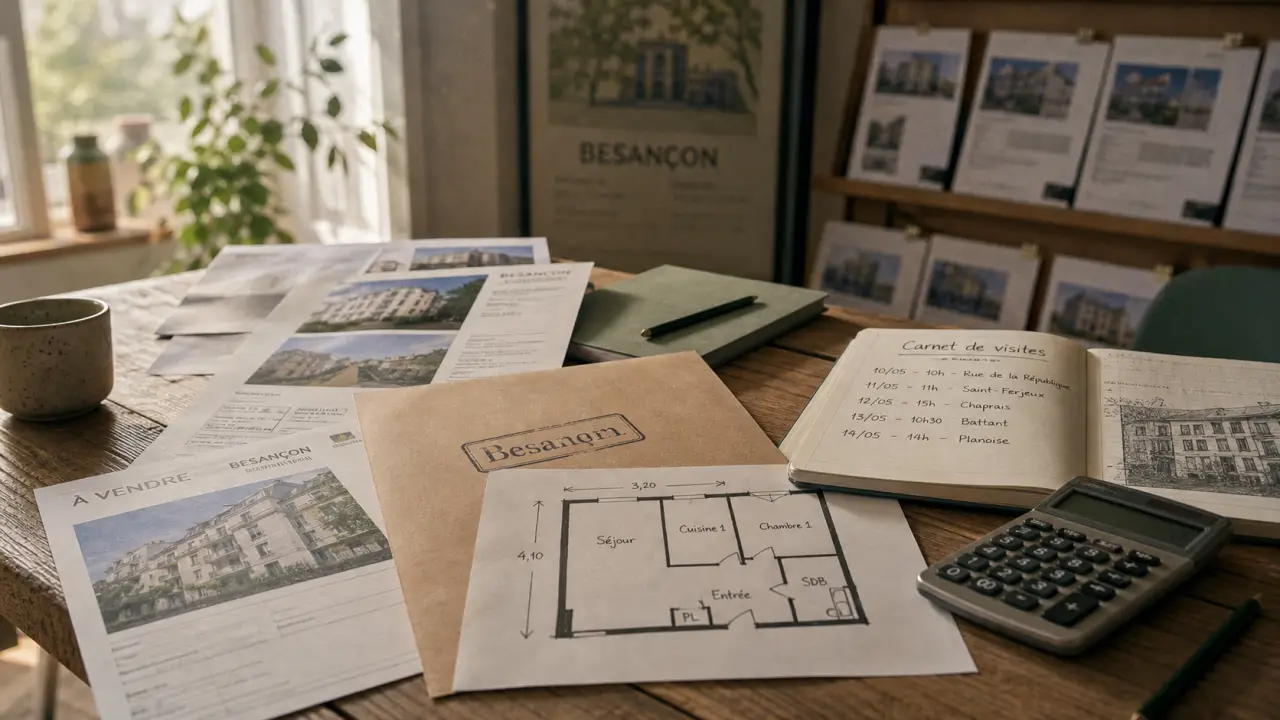 Achat appartement Besançon : prix au m² et frais à anticiper