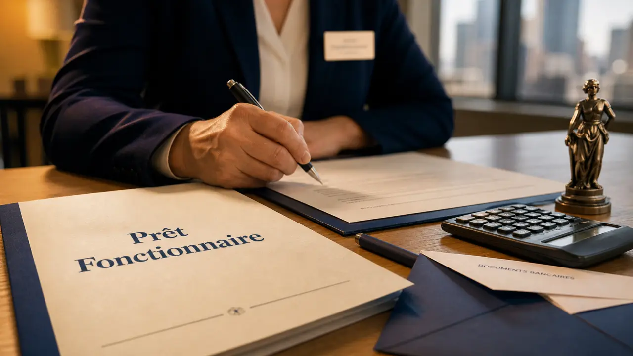 Crédit fonctionnaire immobilier : dossier prêt avec calcul