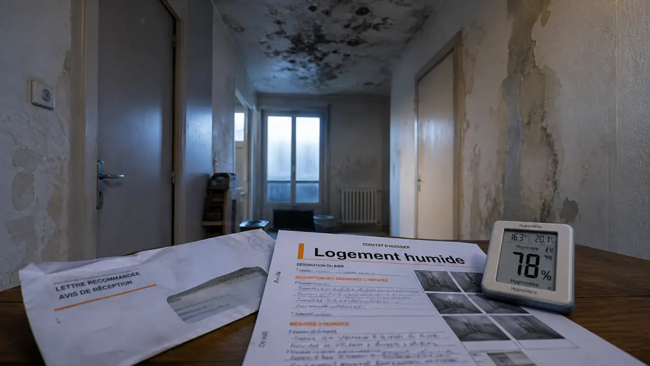 Logement humide : hygromètre, moisissure, obligation propriétaire et preuves