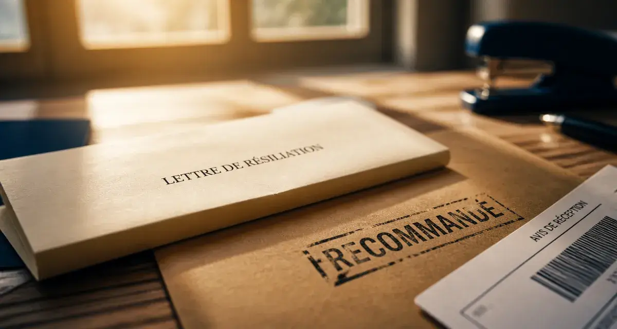 Modèle résiliation assurance habitation : lettre recommandée