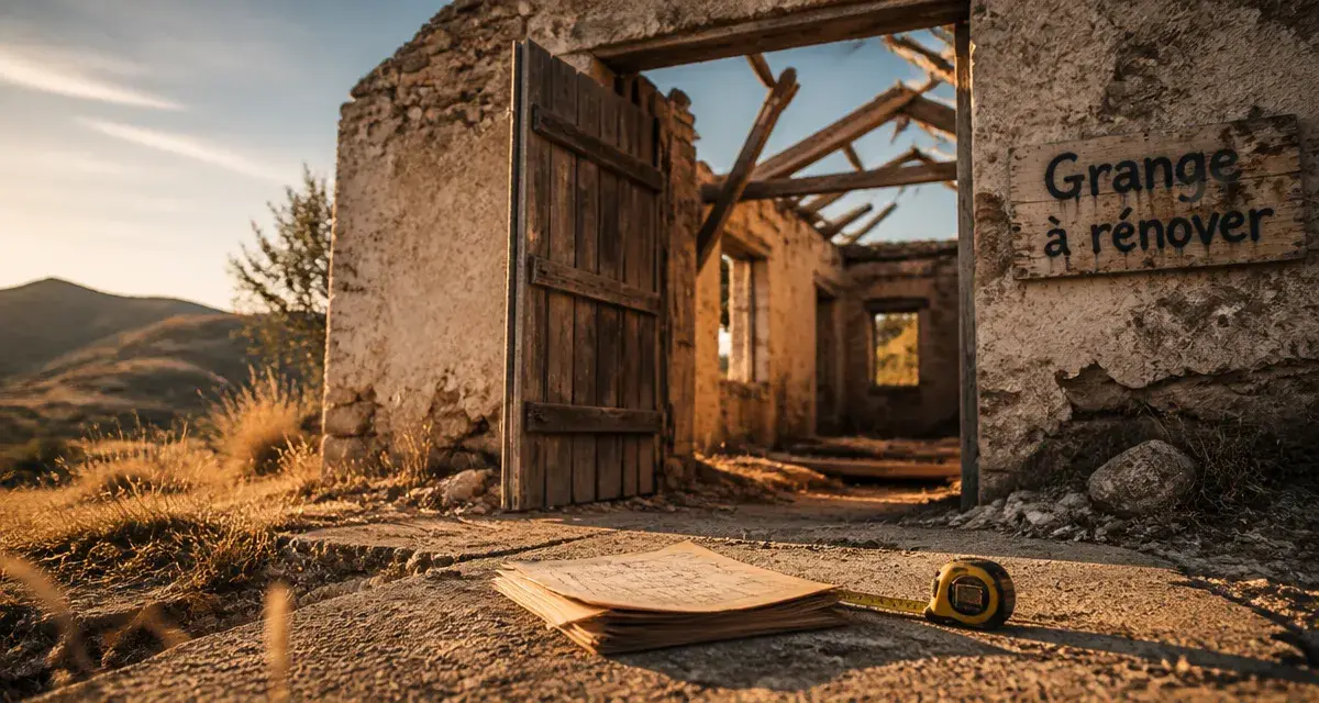 Maison abandonnée à vendre paca : grange à rénover en Provence