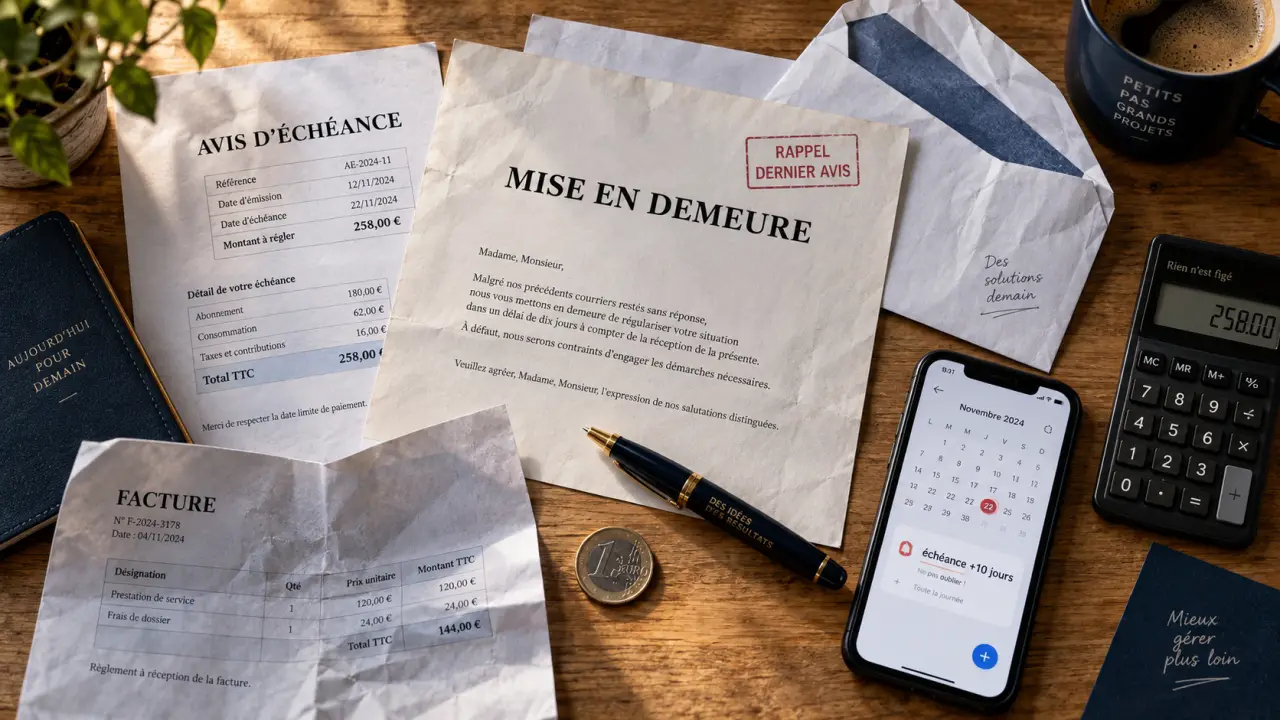 mauvais payeur assurance auto : mise en demeure 50 jours