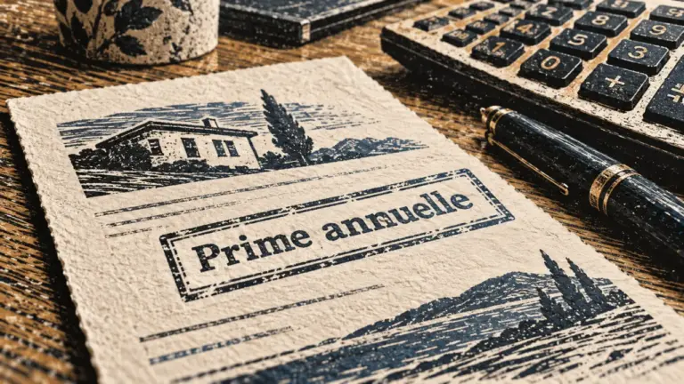 Prime d assurance : montant selon garanties, franchise et risque