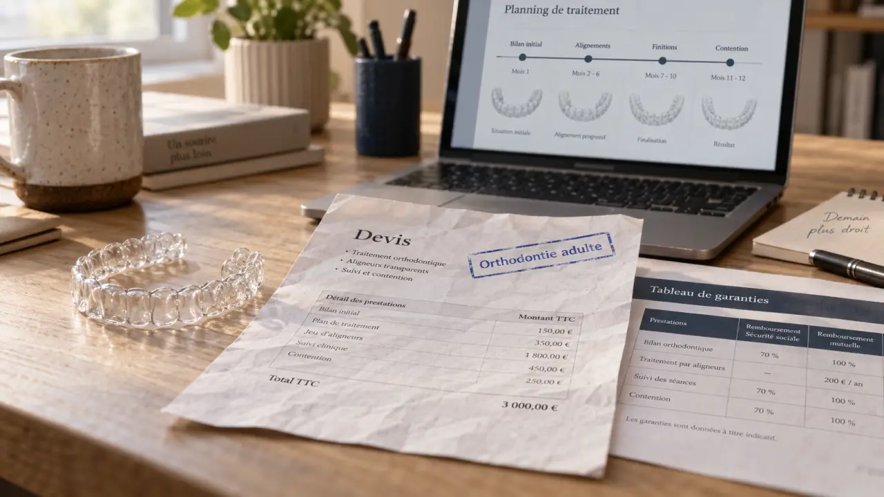 Mutuelle invisalign : forfait réduit le reste à charge Invisalign